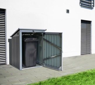 Westmann Stahl Mülltonnenbox und Gerätebox |