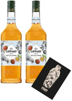 Giffard Fruit de la Passion 2er Set Sirup je 1L Maracuja Passionfruit