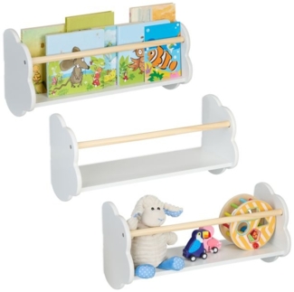 Bücherregal Kinder Wolke 3er Set 10050153