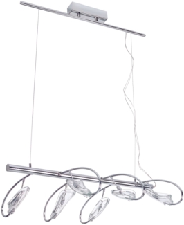 792.60 Paulmann Pineto Pendelleuchte 6x20W Chrom/Glas1750