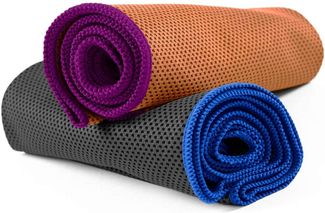 NirvanaShape Handtücher Kühl-Tuch eiskalt mit sofortiger Kühlwirkung kühlendes Handtuch, sofortiger Kühlwirkung, ultraleicht, Ideal für Sport & Freizeit