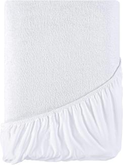 Utopia Bedding Wasserdichter Frottee-Matratzenschoner 160 x 190 x 30 cm, Premium Fottee Matratzenbezug 200 g/m², Atmungsaktiv, Rundum Elastisch