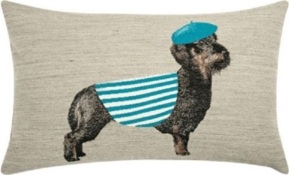 pad Kissenhülle Sausage Dackel Blau (35x60 cm) 11798-K40-3560
