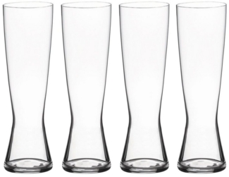 Spiegelau Beer Classics Pilsstange, 4er Set, Bierglas, Bier, Glas, Pilsglas, Kristallglas, 425 ml, 4991970