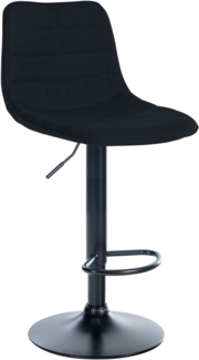 CLP Barhocker Lex Stoff,schwarz schwarz