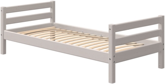 Einzelbett Classic , Holz , Grau , 100 x 67 x 210 cm