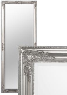 Wandspiegel BESSA silber antik 180x70cm barock Design Spiegel pompös Holzrahmen