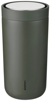 Stelton Thermobecher To Go Click, Edelstahl, Kunststoff, Soft Dark Forest, 400 ml, 685-26