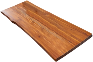 Tischplatte Baumkante Akazie cognac 200 x 100 cm IMKA 76625154
