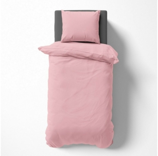 Visaggio Bettwäsche Mikrofaser Uni 135x200 155x220 200x200 Einfarbig Allergiker geeignet, Microfaser, 2 teilig, Einfarbige Bettbezug Set, mit YKK Reißverschluss, Atmungsaktiv