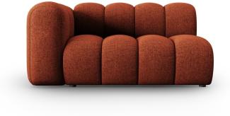 Micadoni Modulares Sofa Lupine 2-Sitzer Links Chenille Terrakotta