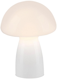 Paul Neuhaus Tischleuchte FUNGO, Weiß, Glas, Ø 15,5 x H 22 cm, ohne Leuchtmittel