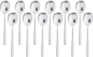 Servierlöffel 12 Stück Edelstahl, Serie Königstein