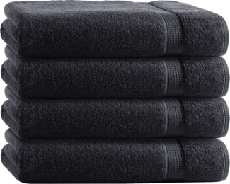 TRENDBUY24 Handtuch Set Handtücher Duschtücher Gästetücher Baumwolle Frottee Premium 4er Set, 100% Baumwolle (4-St), Duschtuch