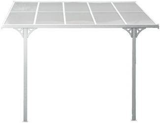 Westmann Alu Terrassenüberdachung Bruce 313 | Weiß