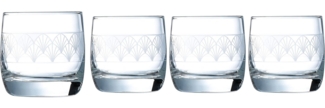 CreaTable 22626 Paradiso Whiskyglas 300 ml, klar (4er Pack)