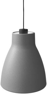 BELID Leuchten No. 1031086215 Pendelleuchte Gong Grau Schwarz 25cm E27