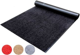 Primaflor-Ideen in Textil Läufer Schmutzfangläufer CLEAN, Made in Belgium, rechteckig, Höhe: 9 mm, Schmutzfangmatte, Uni Farben, strapazierfähig, rutschhemmend, waschbar