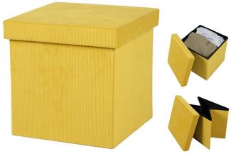 Urban Living Sitzwürfel Sitzhocker mit Stauraum Aufbewahrungsbox Sitz, gepolsterte Sitzfläche, bis 120 kg bleastbar