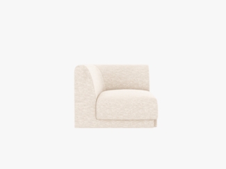 Micadoni Modul Ecke Miley Chenille Helles Beige