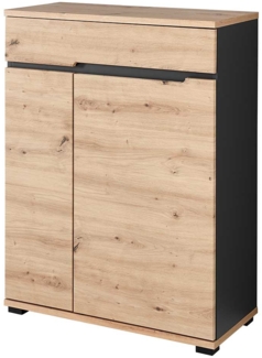 Schuhschrank vito Sedeo , Holzwerkstoff , Holzfarben , 80 x 106 x 38 cm