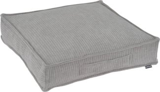 H.O.C.K. Sitzauflage Jonny, (1 St), Cordkissen inkl. Füllung, 50 x 50 x 10 cm, Matratzenkissen, strukturiert