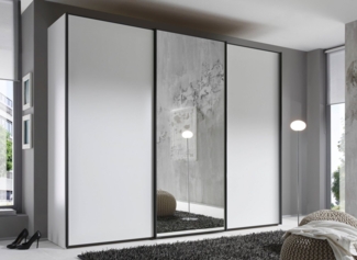 STAUD Schwebetürenschrank Sinfonie Plus, edles Design in hochwertiger Qualität, Made in Germany Mit Spiegeltür und vier verschiedenen Ausstattungsvarianten