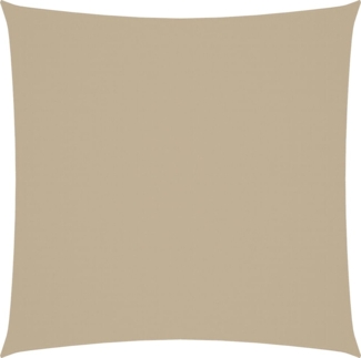 vidaXL Sonnensegel Oxford-Gewebe Quadratisch 2x2 m Beige 43020