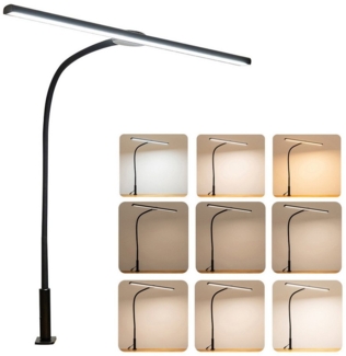 Welikera LED Schreibtischlampe Tischlampe, stufenlos dimmbar mit Fernbedienung Studienlampe