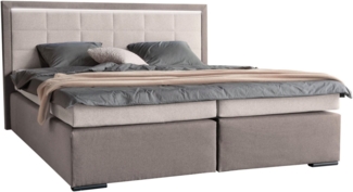 COLLECTION AB Boxspringbett 30 Jahre Jubiläums-Modell Athena, in H2,H3 & H4, wahlweise mit LED-Leiste
