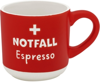 Espressotasse Gravur NOTFALL