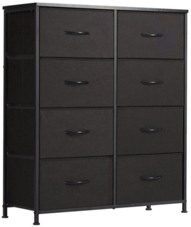 SURFOU Kommode Schubkastenkommode mit 8 Schubladen Sideboard Mehrzweckschrank (mit Metallgestell Schubladen aus Stoff, Schubladenschrank), für Schlafzimmer, Wohnzimmer, Kinderzimmer, Flur, Aufbewahrungsschrank