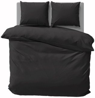Visaggio Bettwäsche Mikrofaser Uni 135x200 155x220 200x200 Einfarbig Allergiker geeignet, Microfaser, 3 teilig, Einfarbige Bettbezug Set, mit YKK Reißverschluss, Atmungsaktiv