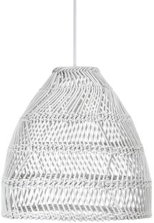 PR Home 4636-BT01 Hängelampe Maja weißes Rattan 36cm