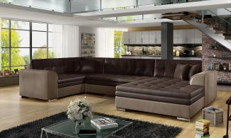 Wohnideebilder Damario Dunkelbraun Ecksofas & Eckcouches Dam_29