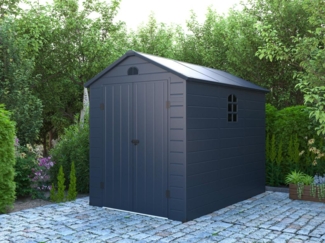Vente-unique - Gartenhaus - Harz - Anthrazitgrau - 5,32 m² - CESIO