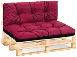 Amazinggirl Palettenkissen Amazinggirl Paletten-Rückenkissen 40x120 cm Outdoor - Pflaume