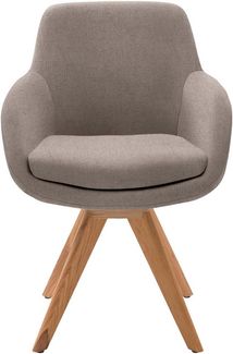 Musterring Esszimmerstuhl Tavia (Set, 2 St), Stativgestell Wildeiche massiv, Drehfunktion optional, diverse Farben