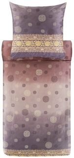 Bettwäsche Bassetti Mako Satin Pallavicino G1 grau braun beige 155x220