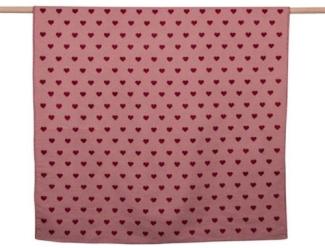 David Fussenegger Plaid Deco Herzen Allover Rouge (135x200cm) 172567K2