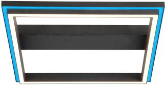 BRILLIANT Pallas LED Wand- und Deckenleuchte 50x50cm sand/schwarz | 1x LED integriert, 38W LED integriert, (Lichtstrom: 2660lm, Lichtfarbe: 2700-6200K)