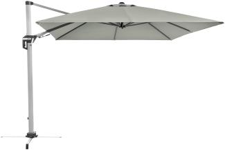 Doppler Sonnenschirm / Ampelschirm "Active II Pendelschirm 350 x 260" (hellgrau, 350 x 260 cm)