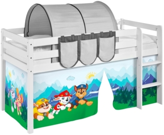 Lilokids Bettvorhang PAW PATROL BLAU Bettvorhang für Hoch- und Etagenbetten, Einfaches Anbringen dank Klettverschluss