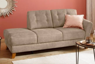 Home affaire Recamiere Trondheim, freistehend, mit Federkern, Knopfheftung im Rücken