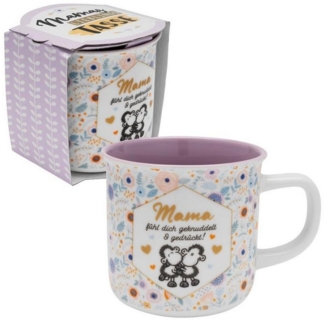 Mama-Papa-Tasse Kaffetasse Kaffeebecher Teetasse Sheepworld 40cl Auswahl Motiv Gedrückt Mama 47390