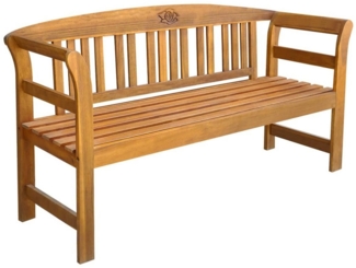 vidaXL Gartenbank 157 cm Massivholz Akazie 44131