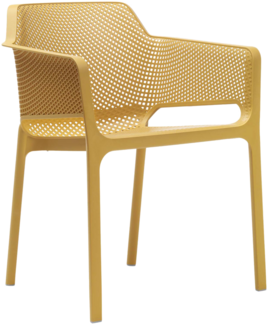 OHIO STAPELSESSEL, Farbe: Senf, bruchsicher, stapelbar