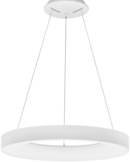 Nova Luce 9453452 RANDO THIN LED Pendelleuchte 60cm 3000K Weiss dimmbar