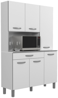 Parisot Küchenschrank Season in weiß und grau 120 cm