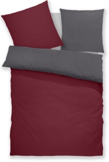 my home Bettwäsche Desner2, Microfaser, 2 teilig, Premium Qualität, sehr weich, uni, ab 135x200 cm